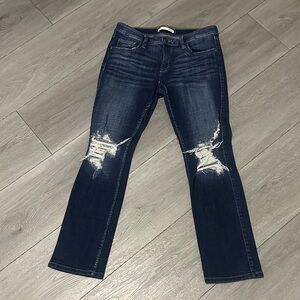Daytrip Dark Blue Straight Leg Jeans